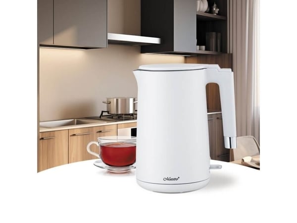 Maestro MR-026-WHITE elektrisk vannkoker (MR-026-WHITE)