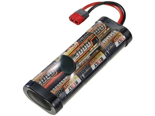 Reely modellbygg-akkupakke (NiMh) 8,4 V 3000 mAh, antall celler: 7, Sub-C, T-kontaktsystem (RE-7863537)