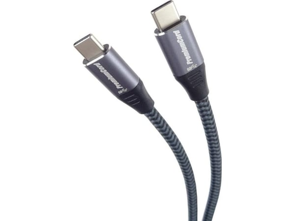 USB PremiumCord USB-C til USB-C-kabel 0,5 m svart (ku31ct05) USB PremiumCord USB-C til USB-C-kabel 0,5 m svart (ku31ct05)