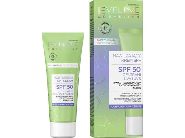 Eveline Face Therapy Professional fuktighetsgivende krem SPF50 30 ml