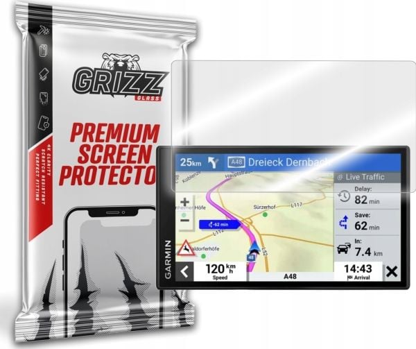 Navigationsfodral GrizzGlass Hybrid Glass Garmin DriveSmart 66 Navigationsfodral GrizzGlass Hybrid Glass Garmin DriveSmart 66