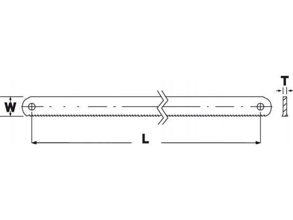 Bahco 3906-300-14-100, 30 cm, 0,65 mm, 17 g