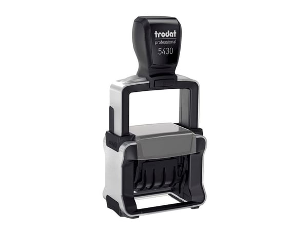 Trodat datumstämplare Professional 4.0 5430, 3-radig leverans inkl. kupong för textplatta - 1 st (121362) Trodat datumstämplare Professional 4.0 5430, 3-radig leverans inkl. kupong för textplatta - 1 st (121362)