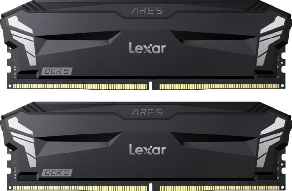 Lexar ARES OC - DDR5 - sett - 32 GB: 2 x 16 GB - DIMM 288-pin - 6000 MT/s / PC5-24000 - CL32 - 1.35 V - ikke-bufret - on-die ECC