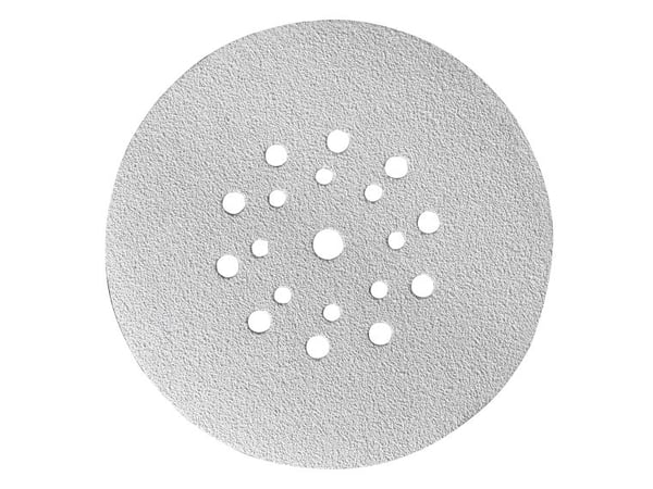 kwb Quick-stick Sanding Discs for Wood & Paint, Slipeskive, Plast, Tre, Aluminiumoksid, Sølv, Rund, 22,5 cm
