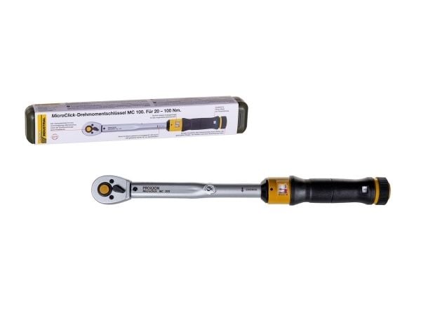 Proxxon MicroClick MC 100, Momenttiavain, Nm, Mekaaninen, 3/8", musta, 430 mm