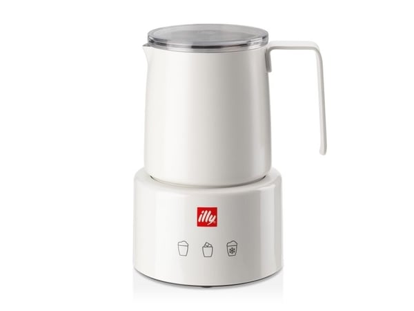 Illy 22984, Automatisk melkeskummer/varmer, Hvit, Rustfritt stål, 250 ml, Varm & Kald, Berøringskontroll