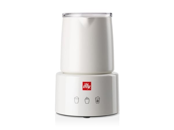 Illy 22984, Automatisk melkeskummer/varmer, Hvit, Rustfritt stål, 250 ml, Varm & Kald, Berøringskontroll