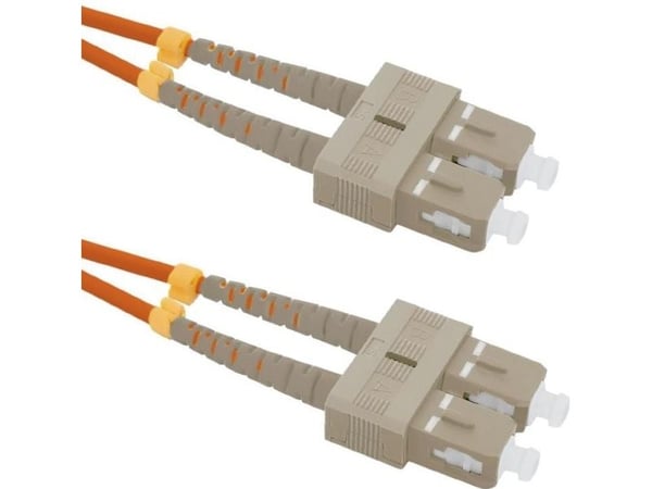 Qoltec - Koblingskabel - SC/UPC-multimodus (hann) til SC/UPC-multimodus (hann) - 3 m - fiberoptisk - dupleks - 50 / 125 mikroner - OM2 - halogenfri...
