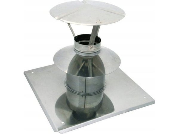 SpiroFlex 60/100 TURBO ventilasjons-/takgjennomføring med takplatedel (RSK.SX-TDNV60/100WPD)