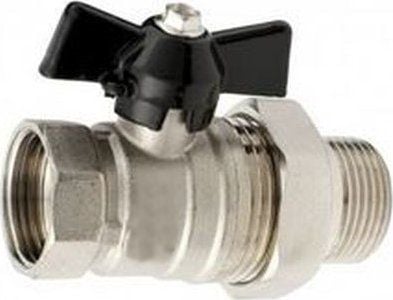 Hydroland kulventil vatten med skrugänga fjärilsgreb 3/4" TYTAN W/S // ZKW-20-WS-M-H-TYTAN