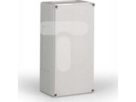 Ensto Cubo O kapsling 200x400x132 mm ABS släta sidor grå lock OABP204013G