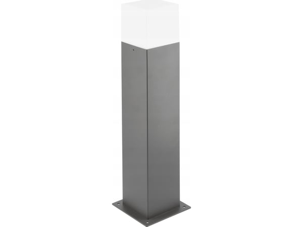 Trädgårdsarmatur LARGO-P 50,E27,MAX.15W,IP44,AC220-240V,50-60Hz,stolpe,grafit OS-LARGP40-30