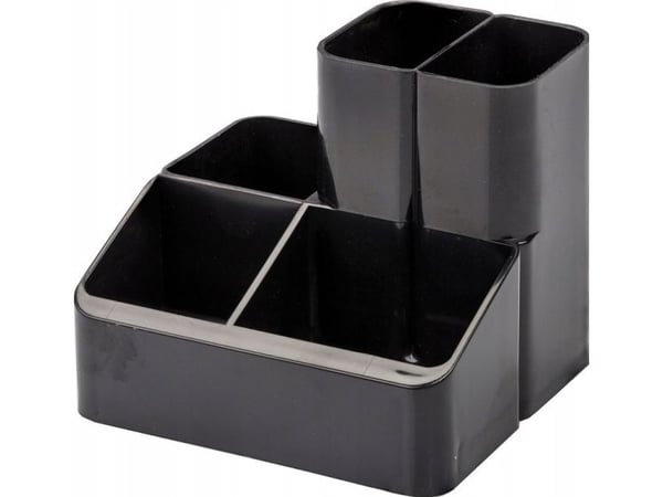 Centrum skrivebordstilbehør/organisator 103x95x85 mm CENTRUM 89010 svart/blå/grå plast