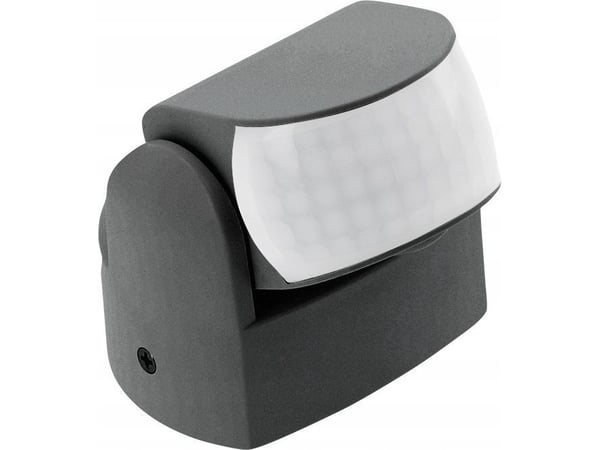 GTV rörelsesensor CR-9 mini max. 1200W AC 220-240V 50/60Hz 180/360 max. 12 m IP65 LED svart