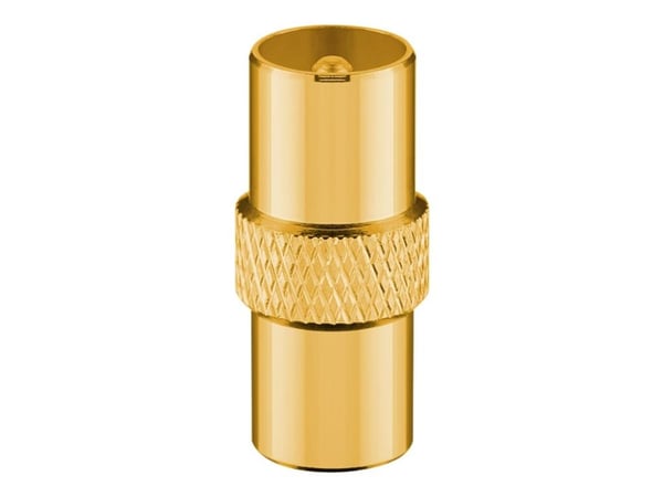 Wentronic 70325, 10 m, Koaksiaalinen, Koaksiaalinen, Valkoinen