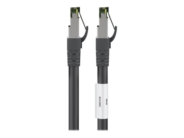 goobay - Koblingskabel - RJ-45 (hann) til RJ-45 (hann) - 15 m - SFTP, PiMF - CAT 8.1 - formstøpt - svart