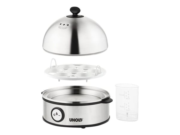 UNOLD 38626 Edel - Eggkoker - 360 W - rustfritt stål / svart