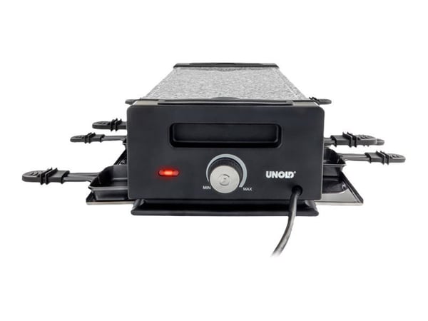 UNOLD 48730 Finesse Basic - Raclette/grill/panne - 1.2 kW - svart/rustfritt stål