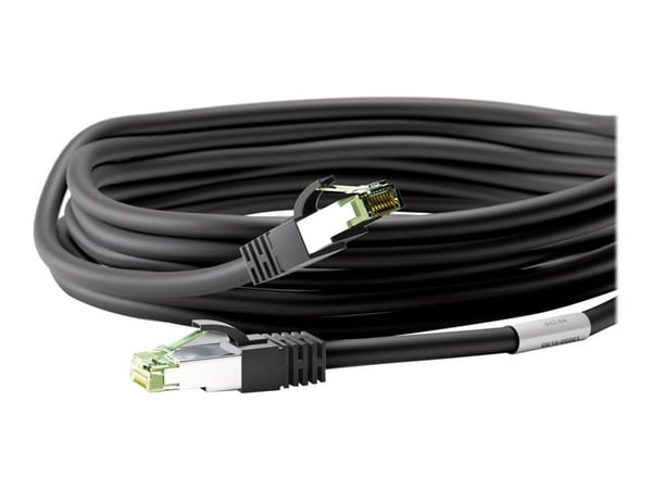 goobay - Koblingskabel - RJ-45 (hann) til RJ-45 (hann) - 15 m - SFTP, PiMF - CAT 8.1 - formstøpt - svart