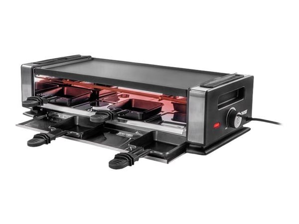 UNOLD 48730 Finesse Basic - Raclette/grill/panne - 1.2 kW - svart/rustfritt stål