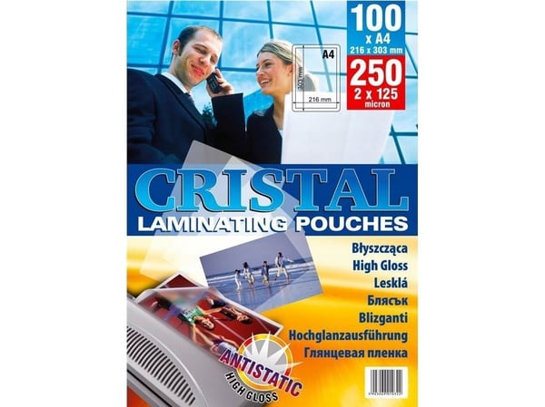 Argo itseliimautuva laminointikalvo 54X86mm ARGO 335410 100mic 100 kpl 100 kpl