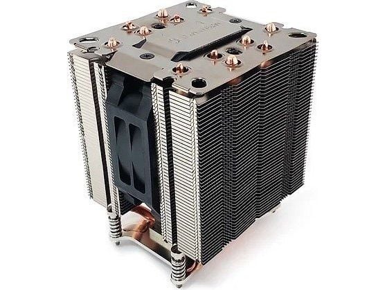 Dynatron A49, Luftkjøler, 800 RPM, 1800 RPM, Sort, Sølv
