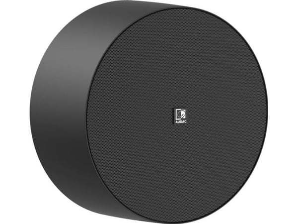 Audac NELO706V/B overflatemontert høyttaler svart med volumkontroll