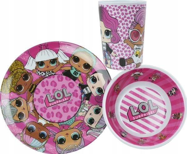 MGA L.O.L. Surprise Breakfast Set 17-15231-19-06, rosa, one size