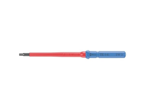 Wera Kraftform Kompakt VDE 64 i 3,0 x 157 mm TIE Sähköasentaja Unbrako Vaihdettava terä 3,0 mm