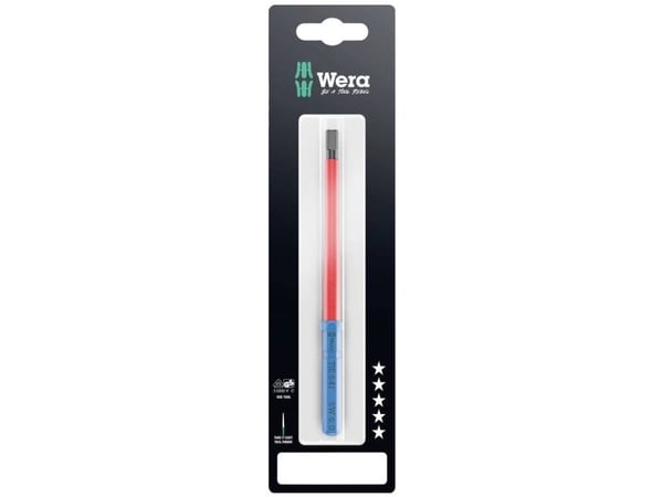 Wera Kraftform Kompakt VDE 64 i 6,0 x 157 mm TIE SB Sähköasentaja Unbrako Vaihdettava terä 6,0 mm