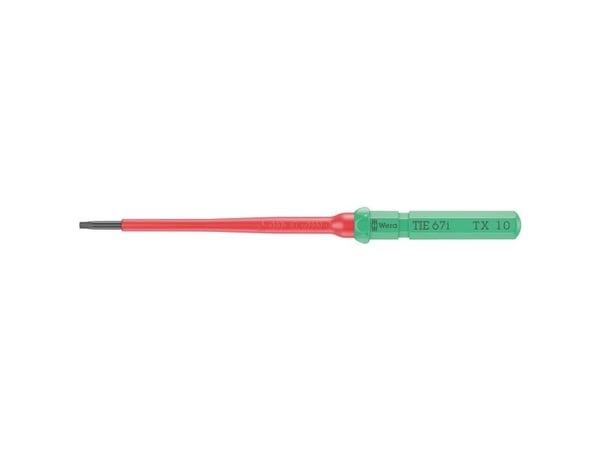 Wera Kraftform Kompakt VDE 67 i TX 10 x 157 mm TIE Elektriker TORX utskiftbart blad (05006534001)