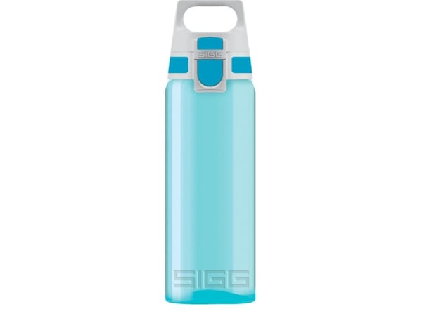 SIGG 8692.00, Daglig användning, Fysisk träning, Idrott, 600 ml, Plast, Aqua, Man / Kvinna, Vit