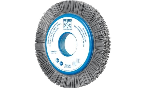 PFERD 79183727, Slipebørste, Universell, Silisiumkarbid, 3600 RPM, Rund, 5,08 cm
