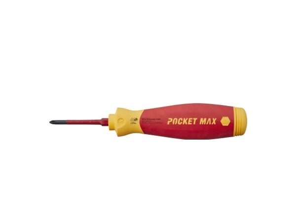 WIHA Skruvmejsel med bitsmagasin PocketMax® electric 1000Vmed4 slimBits