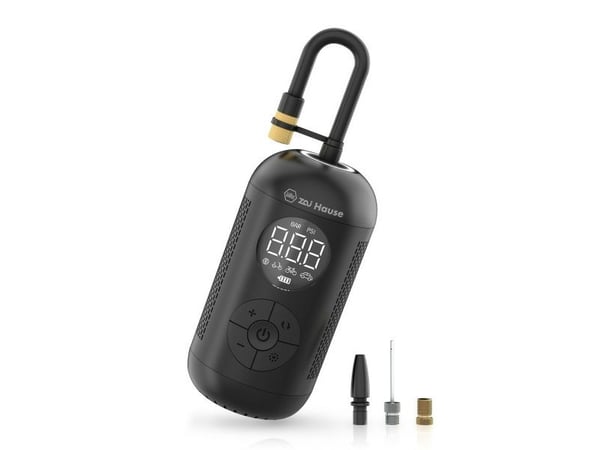 Wiha 45255, Polkupyörä, Auto, Puhallettavat esineet, Universaali, 10 bar, musta, 150 - 150 psi, Akku, 3.7 V