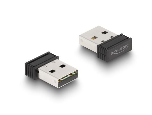 Delock - Tangentsats - 2-i-1, med kalkylatorfunktion - trådlös - 2.4 GHz - svart - detaljhandelsförpackning