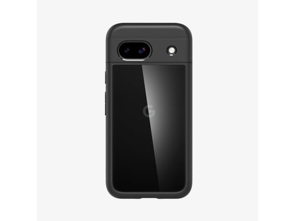 Spigen Ultra Hybrid - Baksidesskydd för mobiltelefon - polykarbonat, termoplastisk polyuretan (TPU) - mattsvart - för Google Pixel 8a