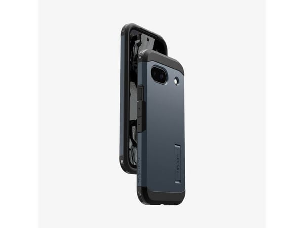 Spigen Tough Armor, Etui, Google, Pixel 8a, 15,5 cm (6.1"), Mørkeblå