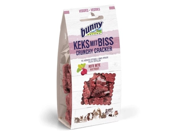 Bunny Nature Cruncy Crackers - med rødbede (50 g)