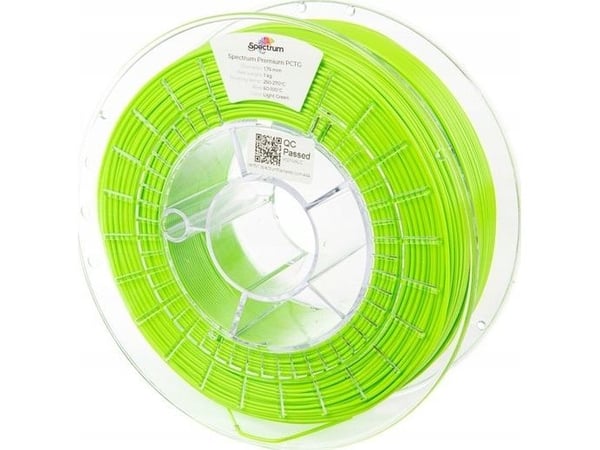 Spectrum Filaments 80664 Premium PCTG Filamentti PCTG kemikaalinkestävä, hajunkestävä 1,75 mm 1000 g vaaleanvihreä, vihreä 1 kpl
