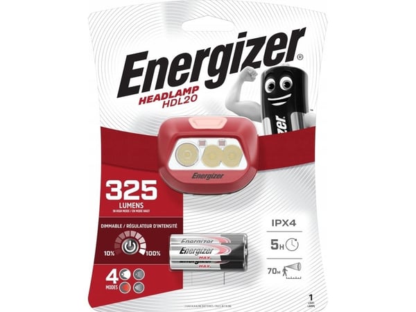 ENERGIZER FORLYGTE HDL20 3AAA 325 LM LOMMELYKT