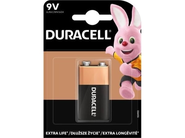 Duracell DURACELL BASIC Batteri 6LR61/9V (1 st.)V2