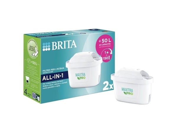 Brita MAXTRA PRO - PURE PERFORMANCE (ex ALL-IN-1) PACK 2, 2 stykker, Brita, Vannfilterpatron