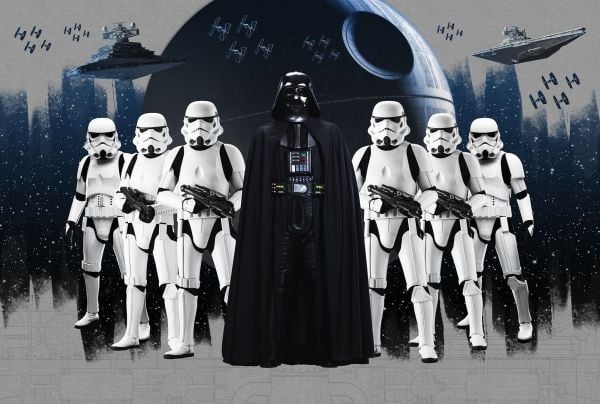 Komar veggmaleri XXL4-090 Star Wars 368 x 248 cm