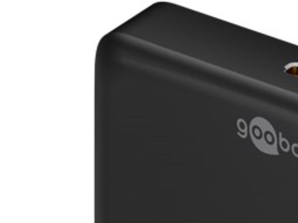Goobay Magnetic Trådløs Powerbank 10000mAh Sort