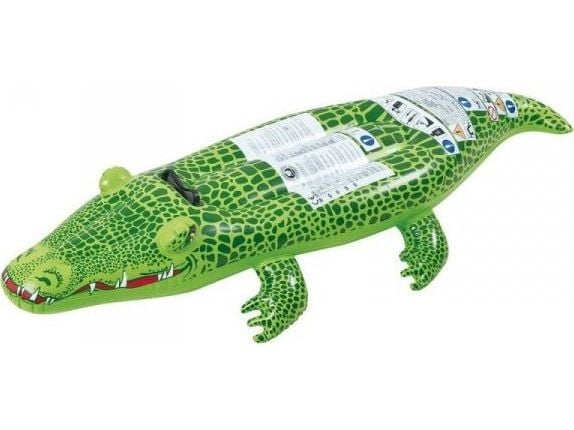JiLong Uppblåsbar krokodil 142x86 cm Jl031225