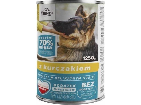 Frendi-koirapurkki kanaa kastikkeessa 1250 g