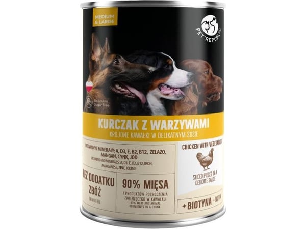 Pet Republic PIES boks kylling veggiesaus /8 1250g