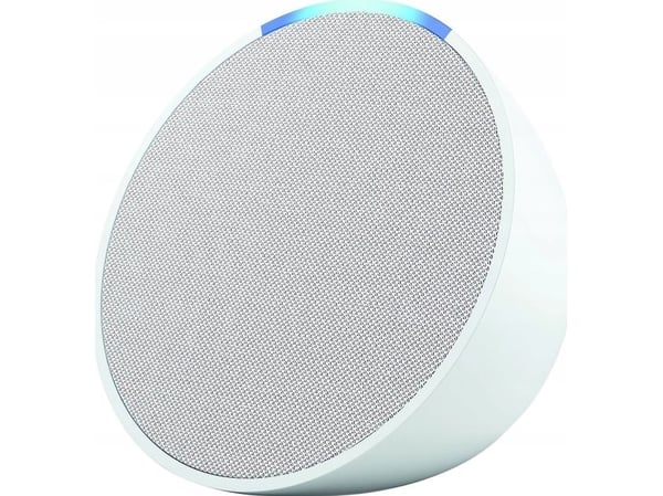 Amazon Echo Pop, Amazon Alexa, Pyöreä, Valkoinen, Android, Fire OS, iOS, 4,95 cm, Painikkeet